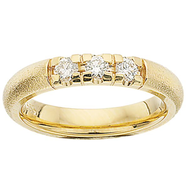 Scrouples Grace Alliance 14 Karat Guld Ring med Diamanter 0,27 Carat W/SI