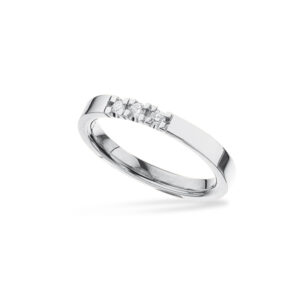 Scrouples I Love Sterling Sølv Ring med Brillanter 0,09 Carat W/P1