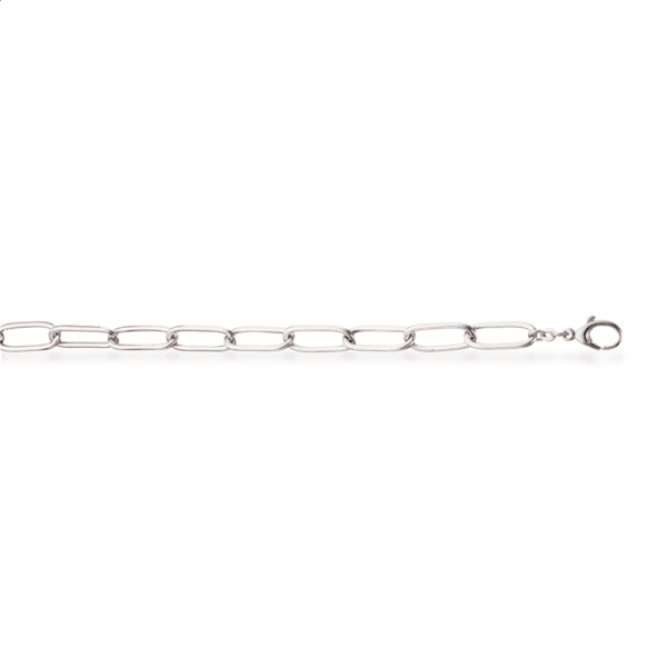 Scrouples armbånd links i sølv