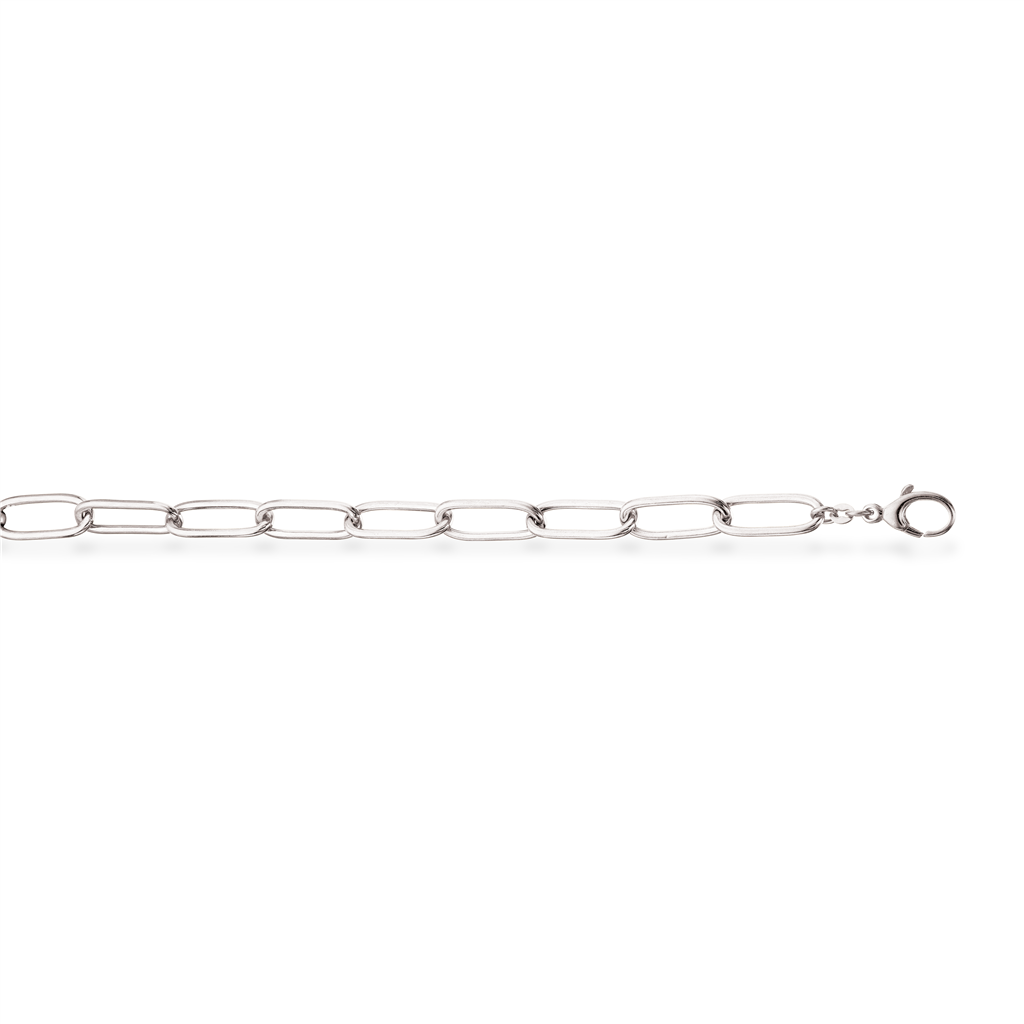 Scrouples armbånd links i sølv
