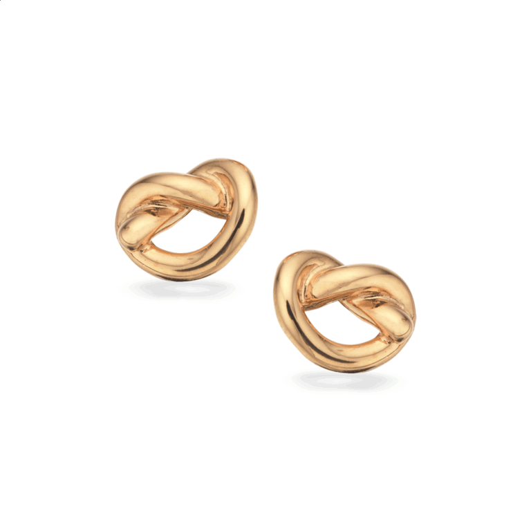 Scrouples øreringe Knude i 8 kt guld