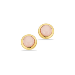 Scrouples øreringe calcedon i 8 kt guld