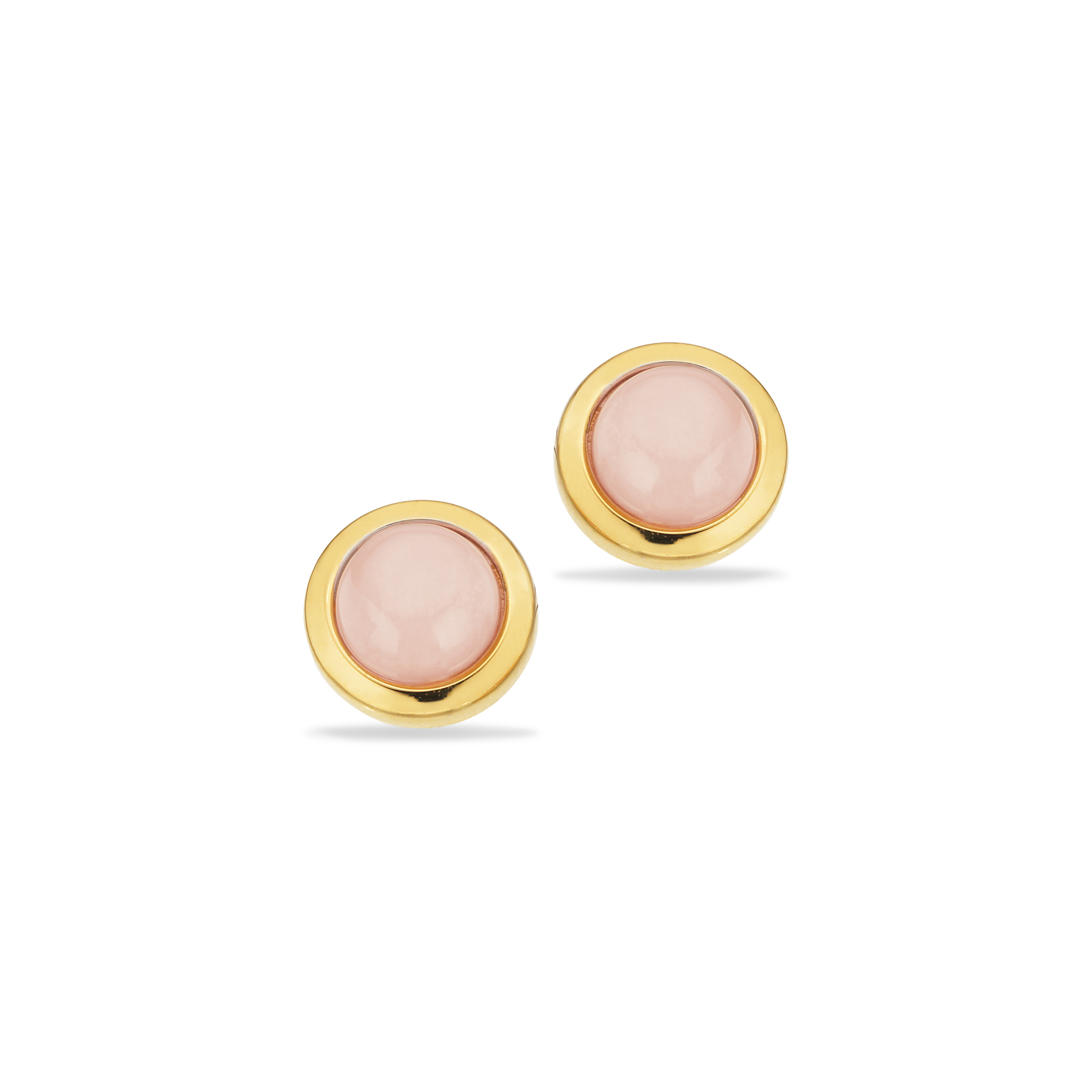 Scrouples øreringe calcedon i 8 kt guld