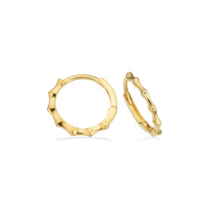 Scrouples øreringe i 8 kt guld