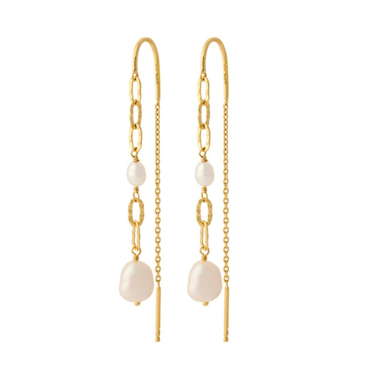 Seaside øreringe - forgyldt