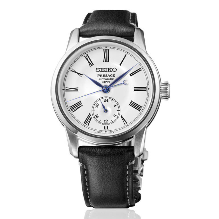 Seiko Presage Automatic Craftsmanship herreur med rem i stål med lys skive - Ø40