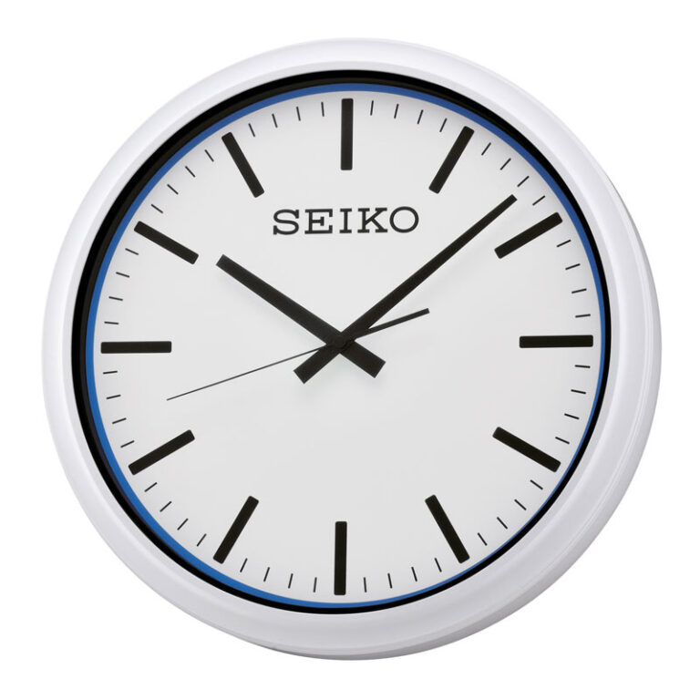 Seiko Vægur, hvid Ø40 cm