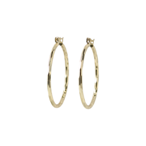 Shiny hoop medium - forgyldt