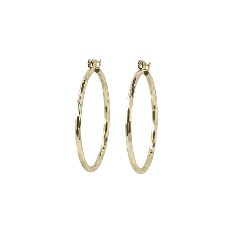 Shiny hoop medium - forgyldt