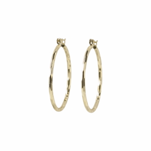 Shiny hoop medium - forgyldt