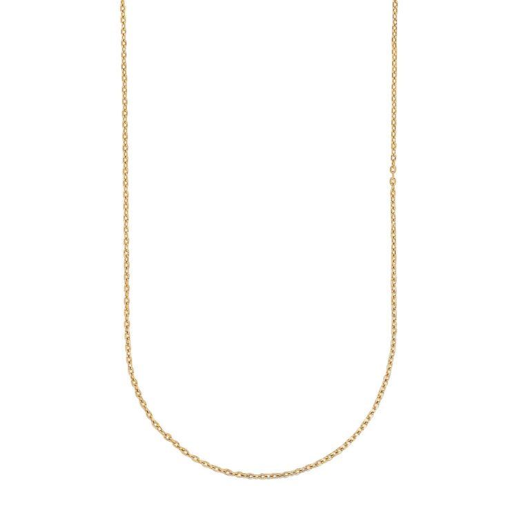 Siersbøl 9kt. guldkæde rund anker