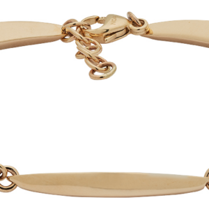 Siersbøl Banan & Perle armbånd 14 kt guld, 18+2 cm