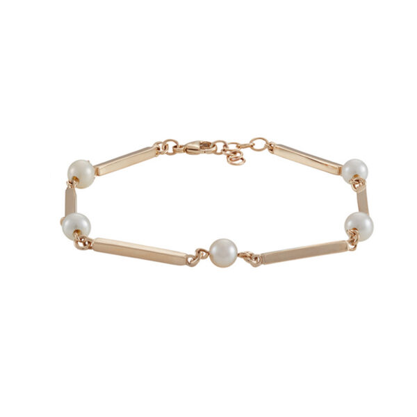 Siersbøl Pind & Perle armbånd 8 kt. 18+2cm