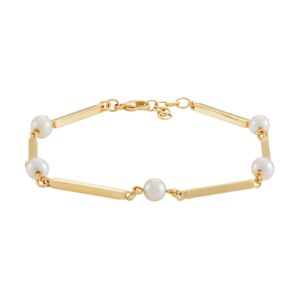 Siersbøl Pind & Perle armbånd 8 kt. 18+2cm