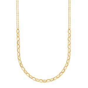 Siersbøl vedhæng i 8 kt guld. Inkl. forgyldt halskæde