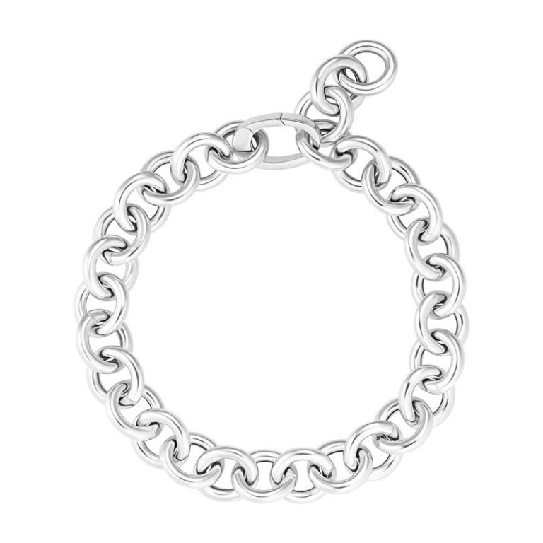 Sif Jakobs Carrara kæde armbånd i rhodineret sterling sølv – Elegant stil og hverdagsluksus