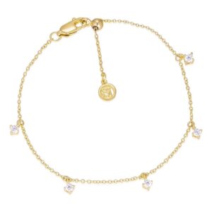 Sif Jakobs Ellera Piccolo Forgyldt armbånd med cubic zirkonia