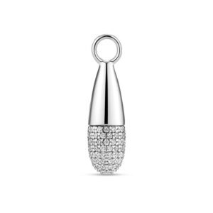 Sif Jakobs Goccia Charm i sølv med cubic zirkonia