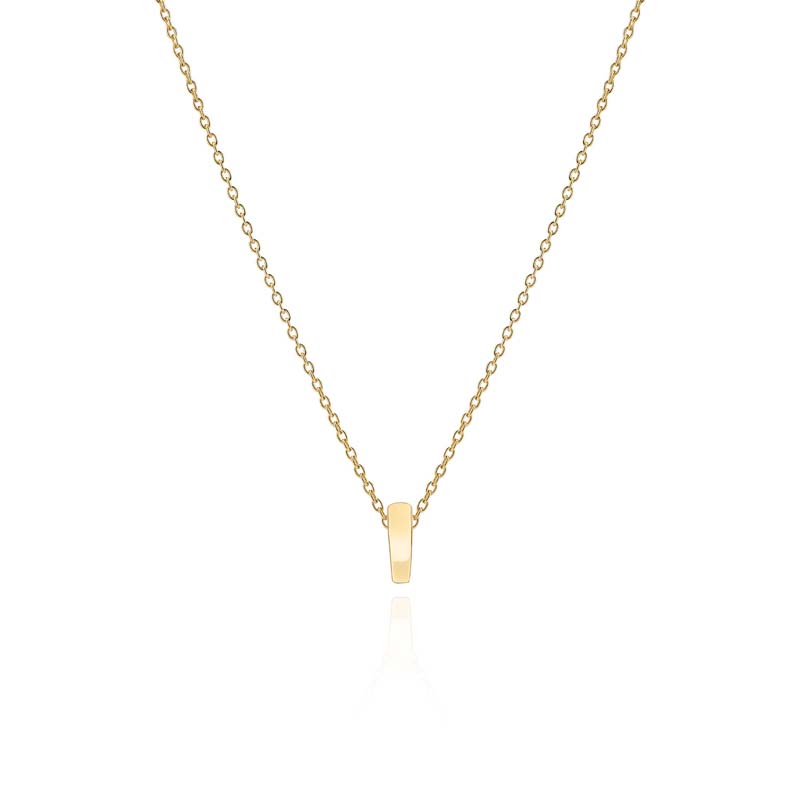 Sif Jakobs Lock Charm halskæde i forgyldt