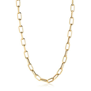 Sif Jakobs forgyldt halskæde, Capri 45 cm