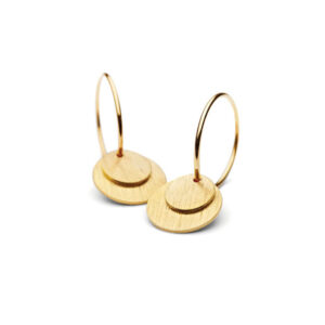 Small Coin Earring | Forgyldt Fra Pernille Corydon