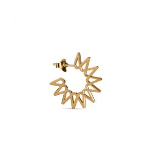 Small Sun Ørering 1pc | Forgyldt Fra Jane Kønig