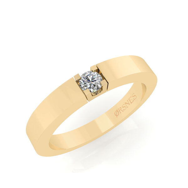Smykkekæden Alliance 14 Karat Guld Ring med Diamant 0,05 Carat TW/SI