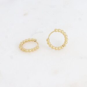 Smykkeli Copenhagen Øreringe - Brina Bubble - Golden