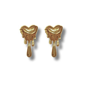 Smykkeli Copenhagen Øreringe - Drop - Gold Colour