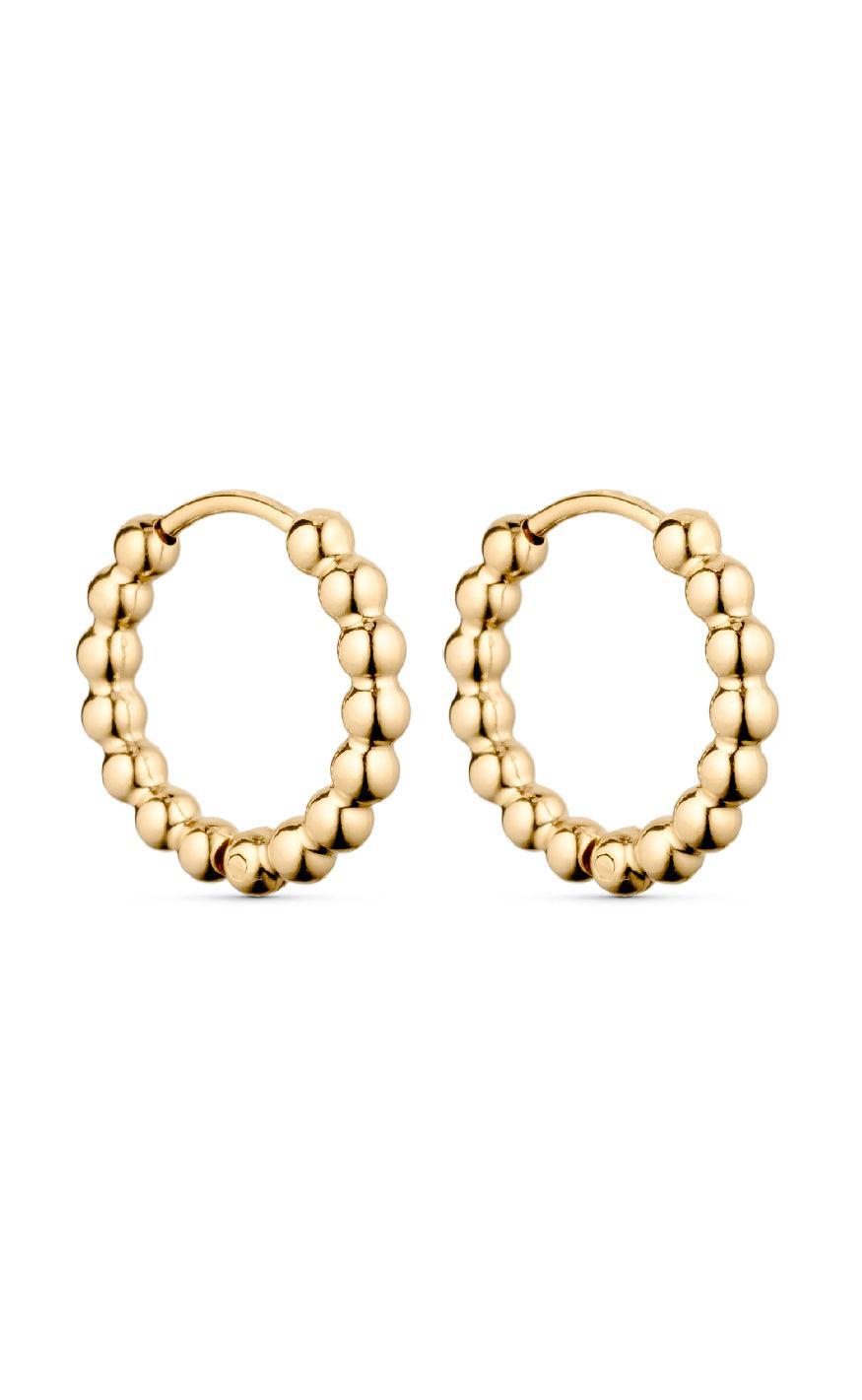 Smykkeli Copenhagen Øreringe - Emily Small - Gold Colour