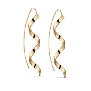 Smykkeli Copenhagen Øreringe - Los Angeles - Gold Colour