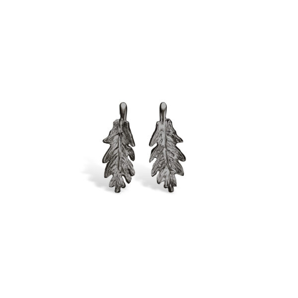 Sølv Øreringe fra Blossom med Egebladsmotiv 22911188