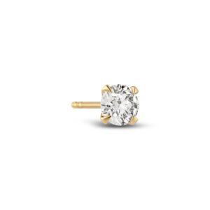 Solitaire øreringe Venice Single - med lab-grown diamant