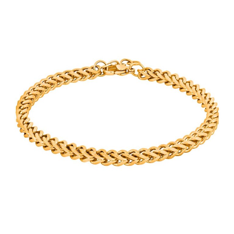 Son of Noa forgyldt stål armbånd, 4 mm