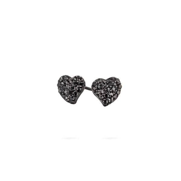 Spirit Icons Glowing Heart Ørestikker i Sterling Sølv med Diamant