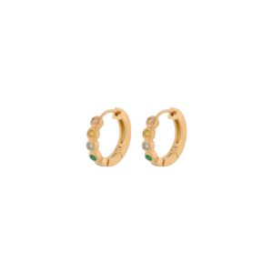 Stardust hoops - forgyldt