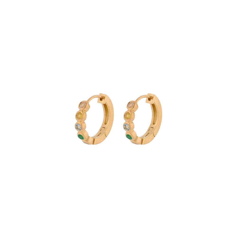 Stardust hoops - forgyldt