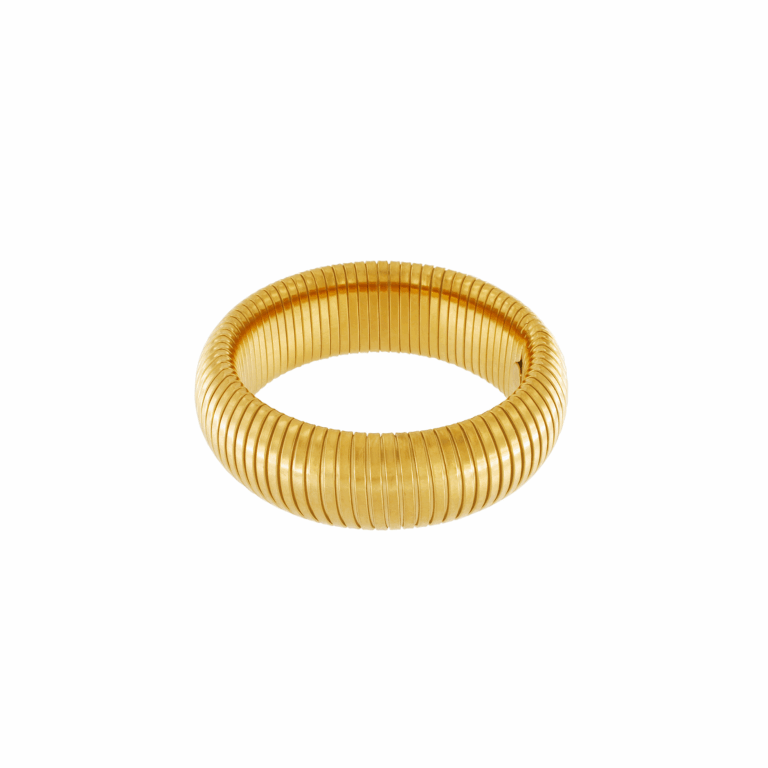 Statement armring, vandfast - forgyldt