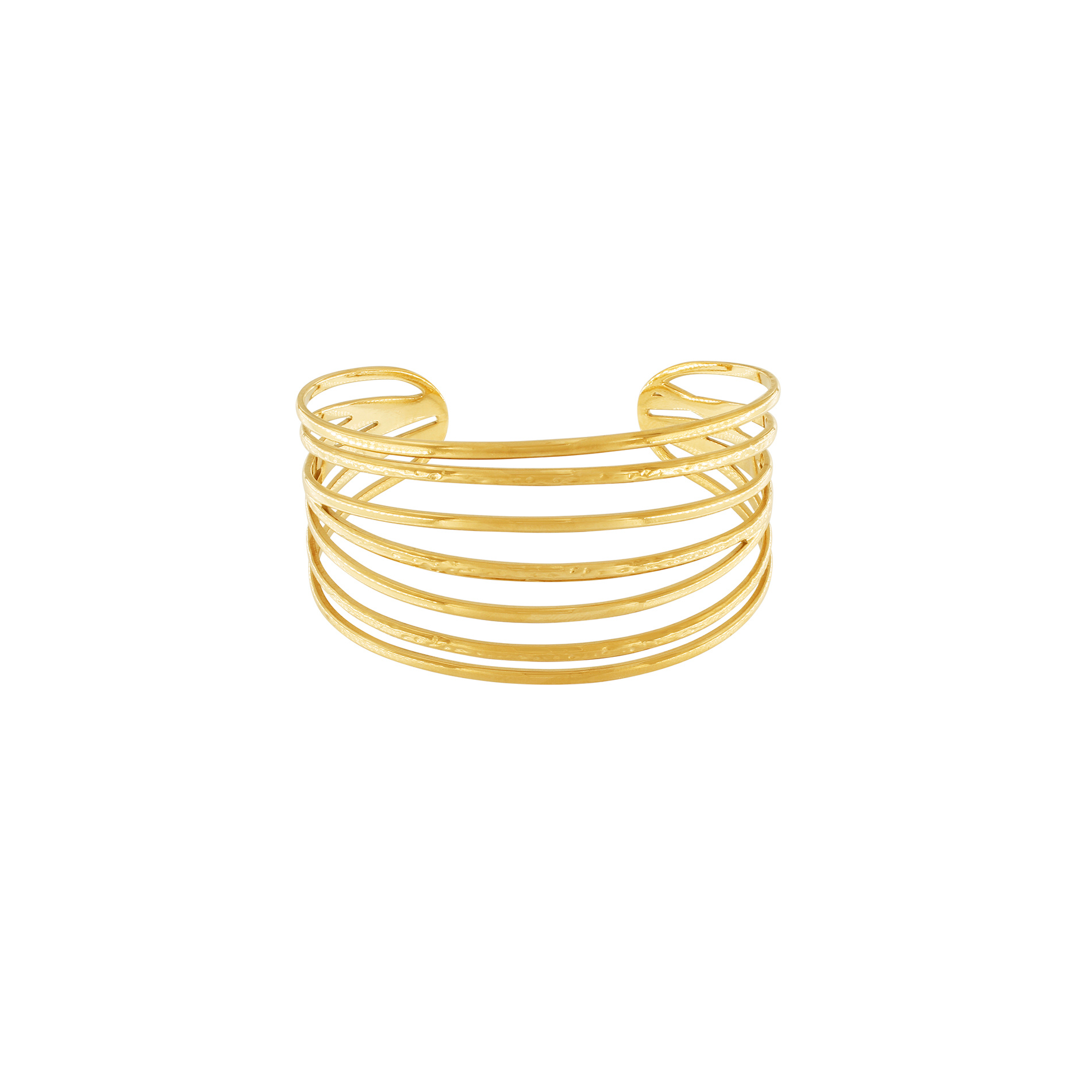 String Statement Cuff armring, vandfast - forgyldt