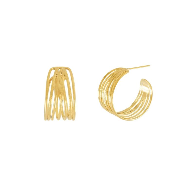 String Statement hoops - forgyldt