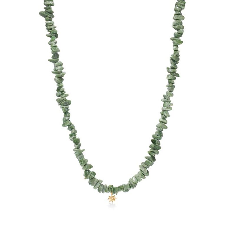 Studio Z Ocean Aura halskæde i forgyldt