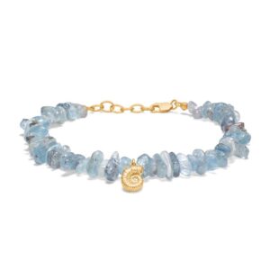 Studio Z Seashell Secrets armbånd i forgyldt