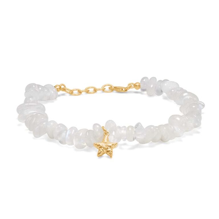 Studio Z Starfish Lustre armbånd i forgyldt