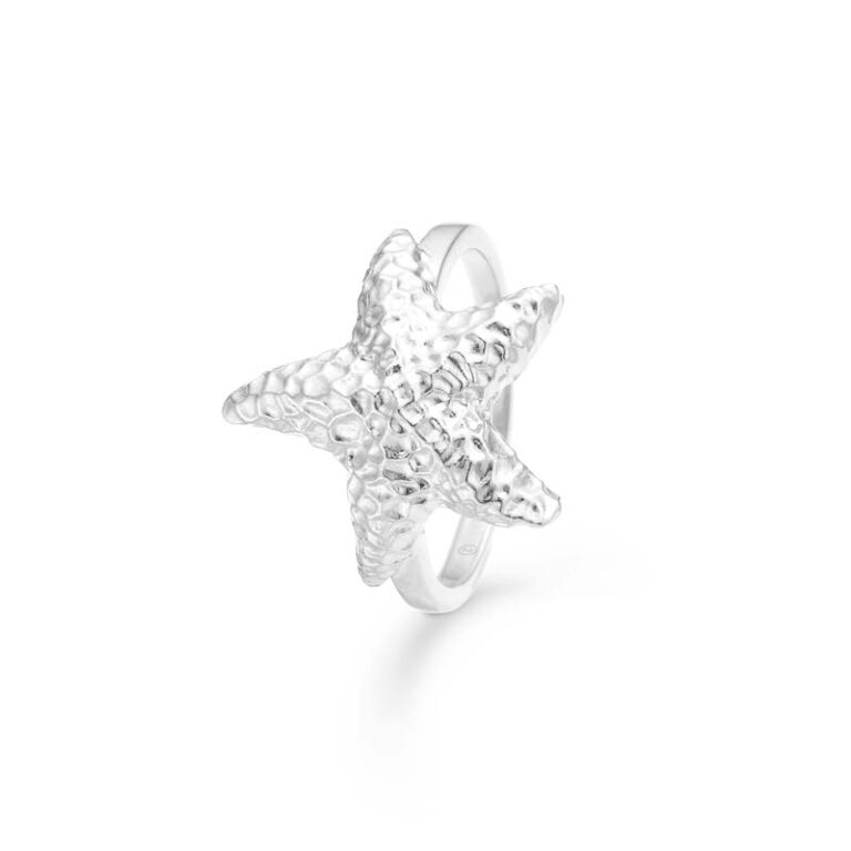 Studio Z Starfish Lustre ring i sølv
