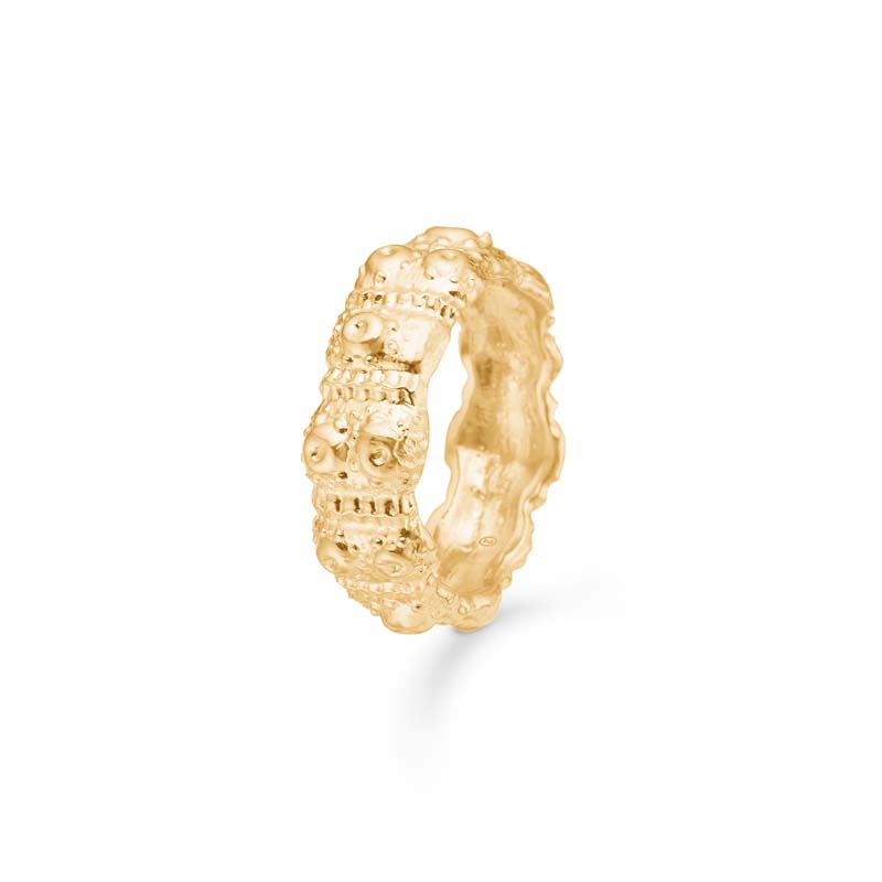 Studio Z Urchin Elegance ring i forgyldt