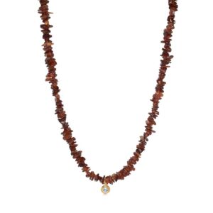 Studio Z Wild Cliff halskæde i forgyldt