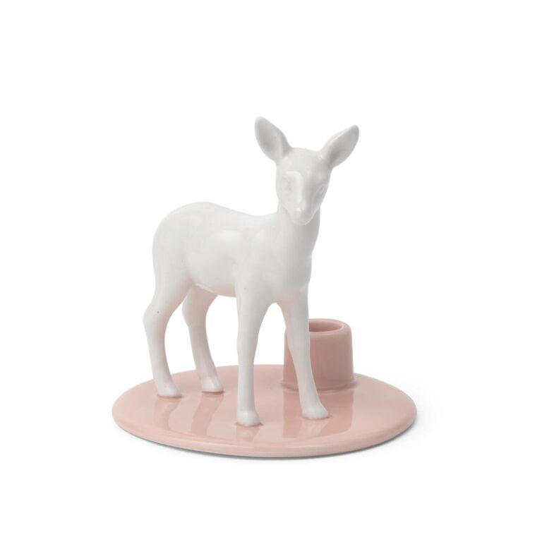 Sweet Stories Standing Fawn lysestage - rose