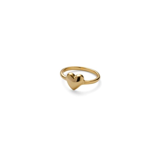 Sweetheart ring - forgyldt