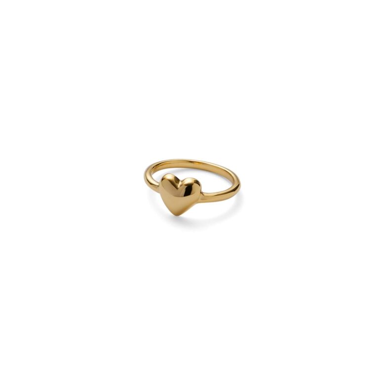 Sweetheart ring - forgyldt
