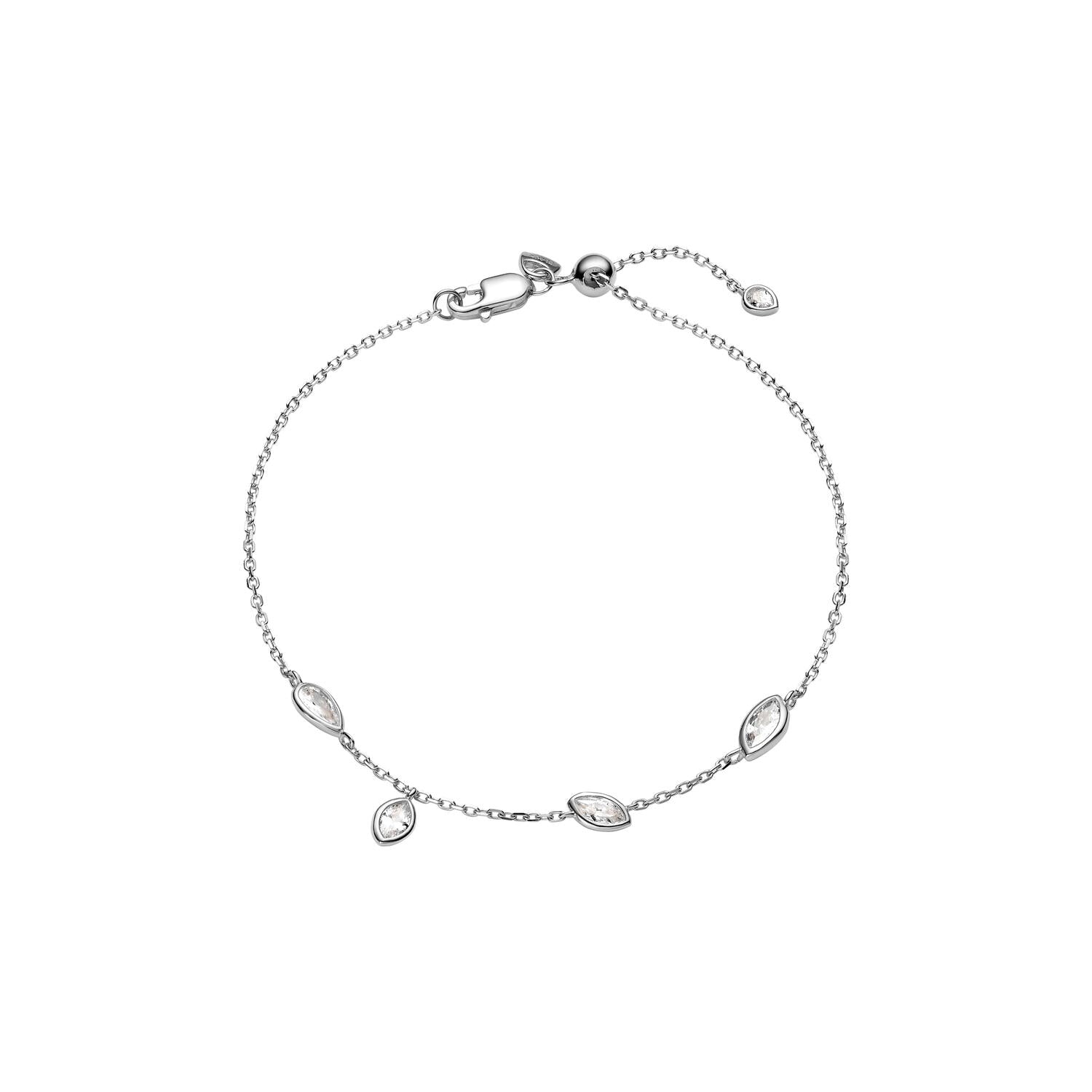 Swift 02 armbånd - sølv